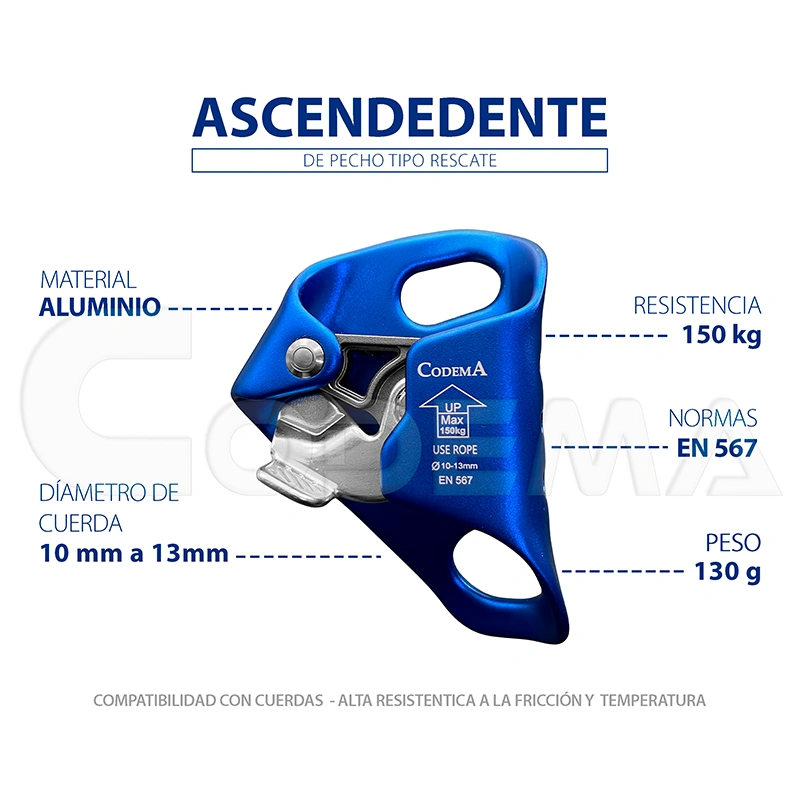 Ascendedor de Pecho CODEMA Frontal