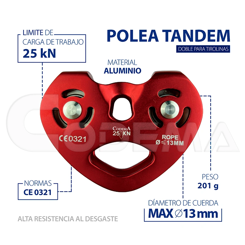 Polea Tandem CODEMA 590016