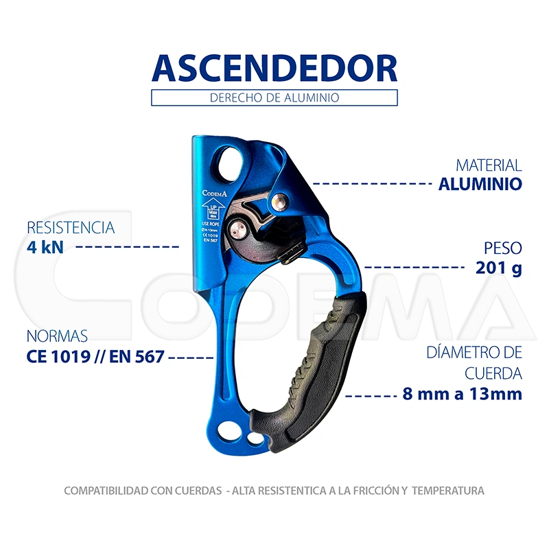 Ascendedor Derecho CODEMA Principal